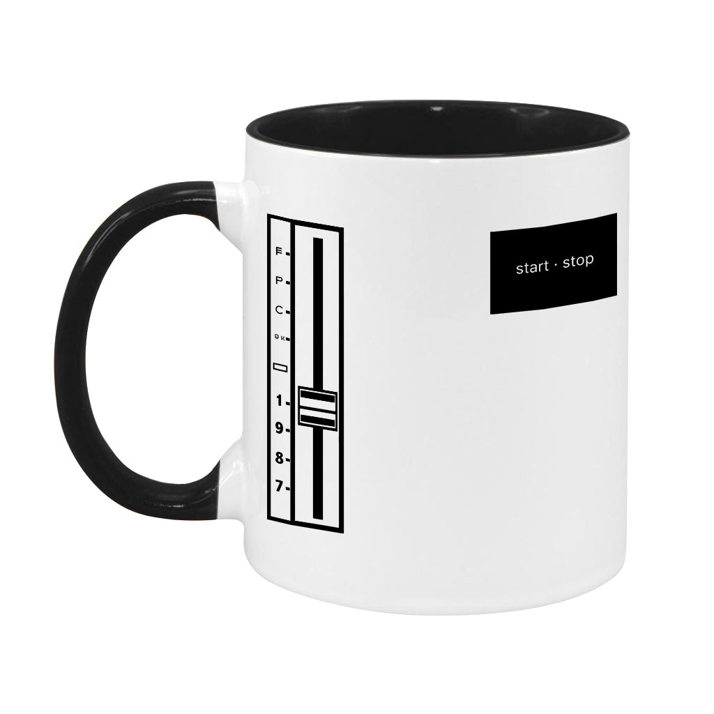 Start Stop Turntable Mug-Future Past-Essential Republik