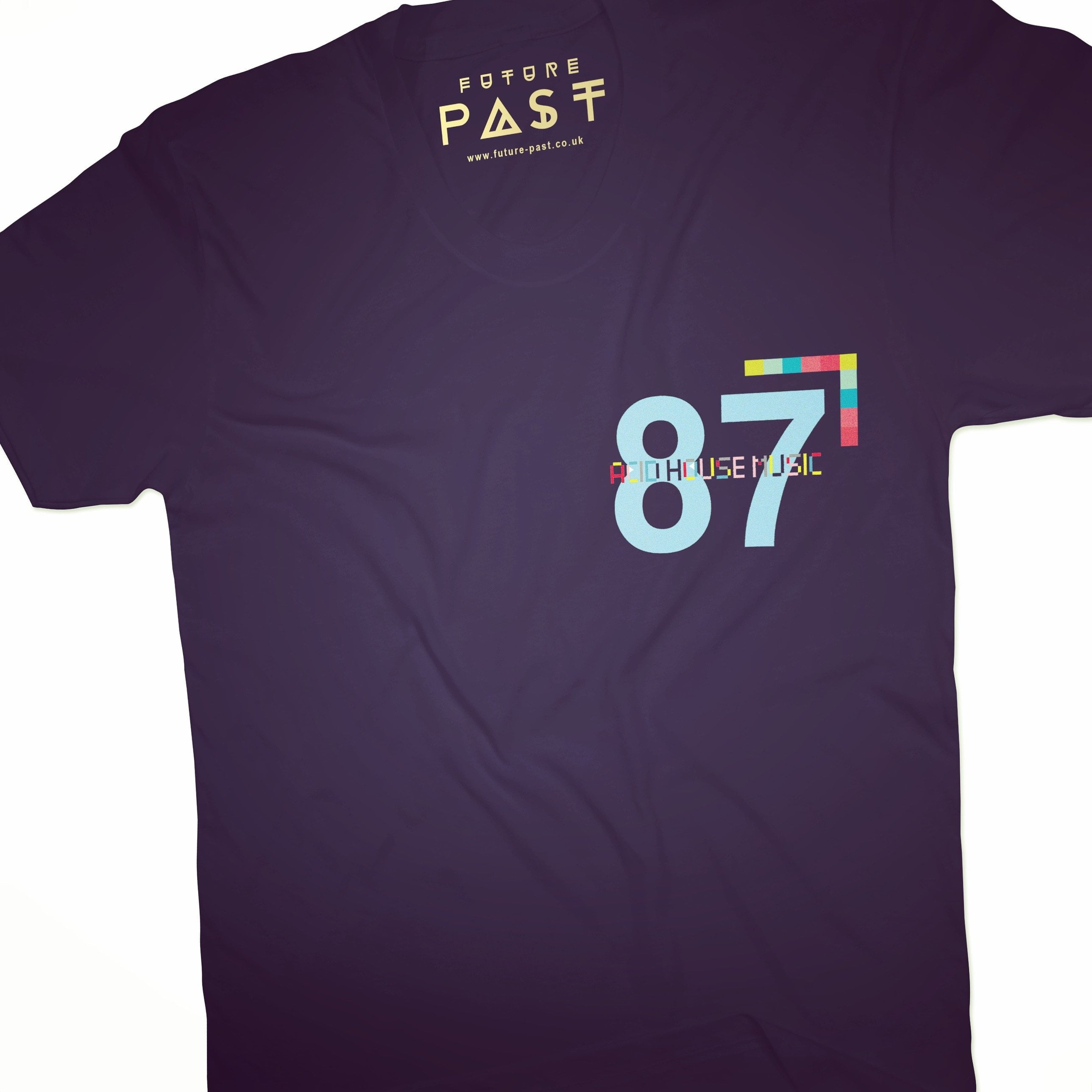 Acid House Music 87 T-Shirt / Black-Future Past-Essential Republik