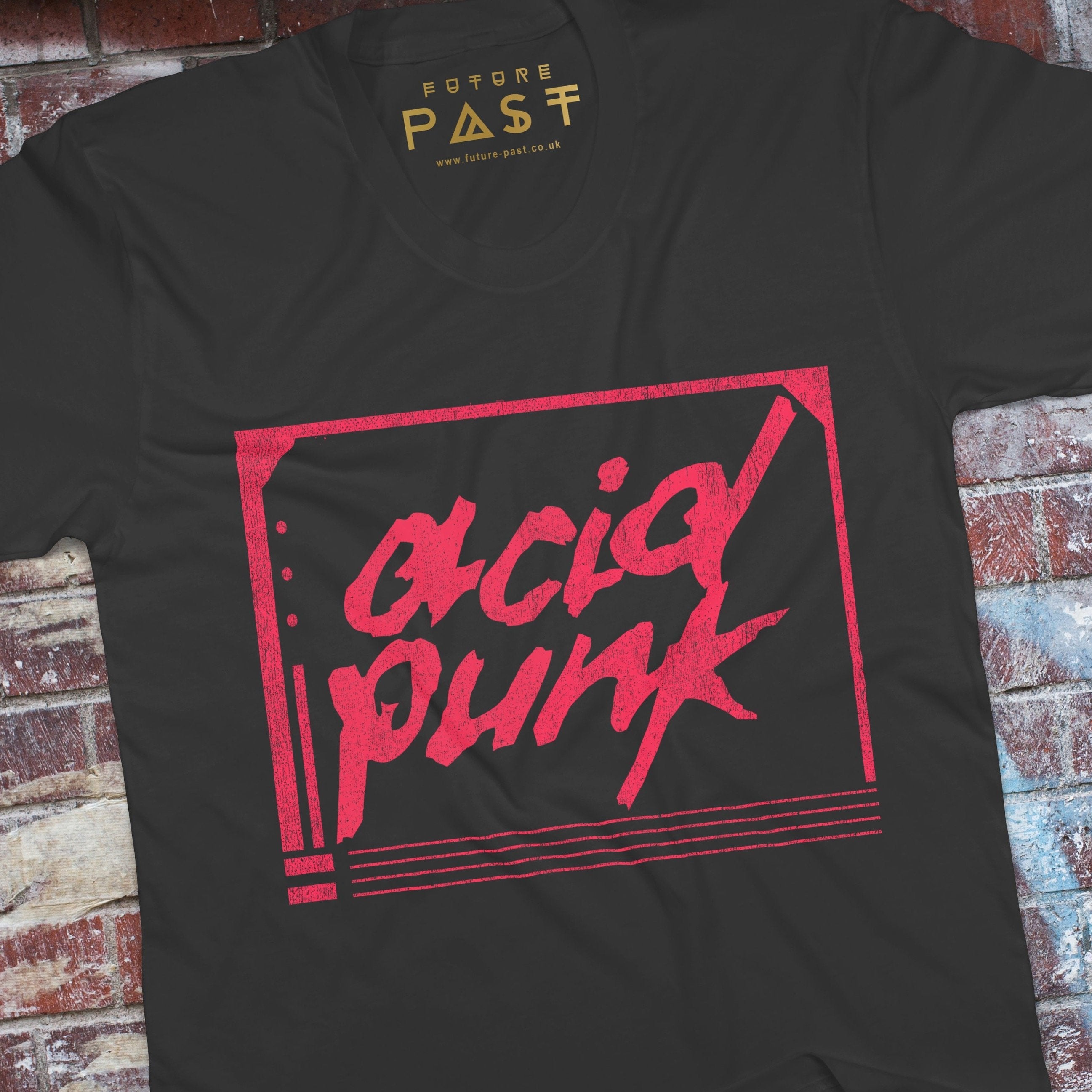 Acid House Punk T-Shirt / Black-Future Past-Essential Republik