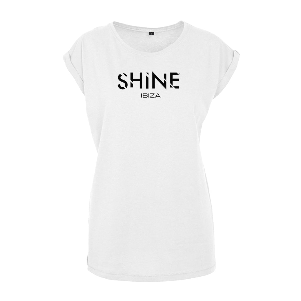 Shine Ibiza Black Logo Women's Casual T-Shirt-Shine-Essential Republik