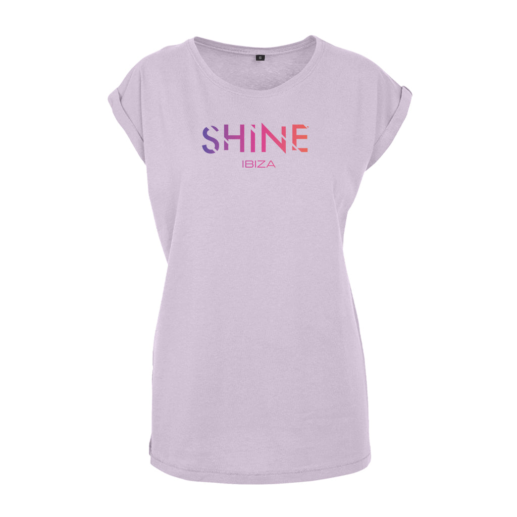 Shine Ibiza Multicoloured Logo Women's Casual T-Shirt-Shine-Essential Republik