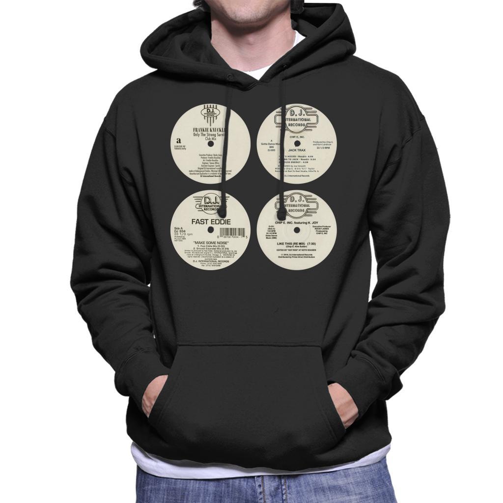DJ International Classic Records Men's Hooded Sweatshirt-DJ International-Essential Republik