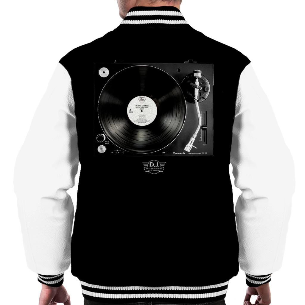 DJ International Records Turntable Men's Varsity Jacket-DJ International-Essential Republik