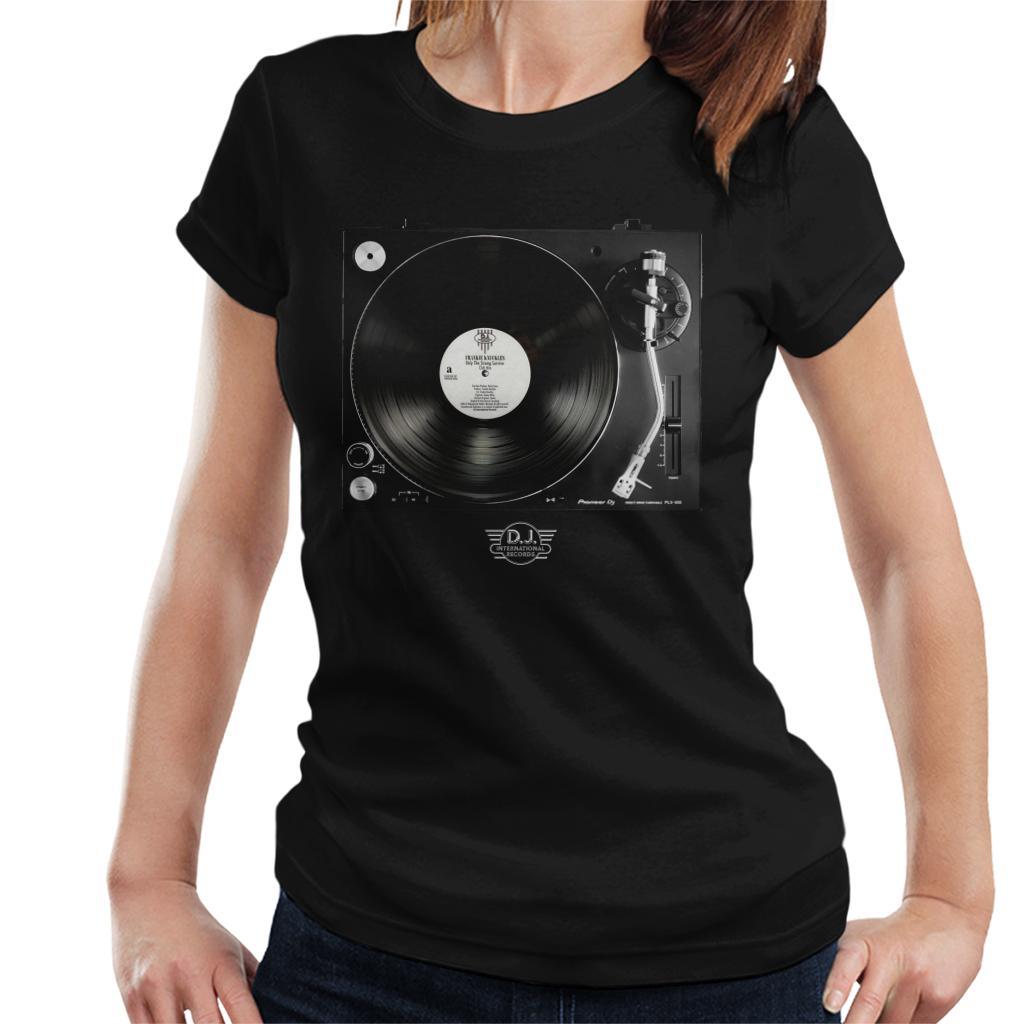 DJ International Records Turntable Women's T-Shirt-DJ International-Essential Republik