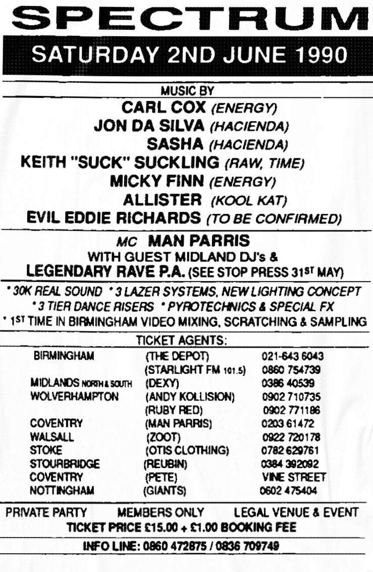 Ltd. Edition Spectrum Birmingham Dave Little T-Shirt / White-Future Past-Essential Republik