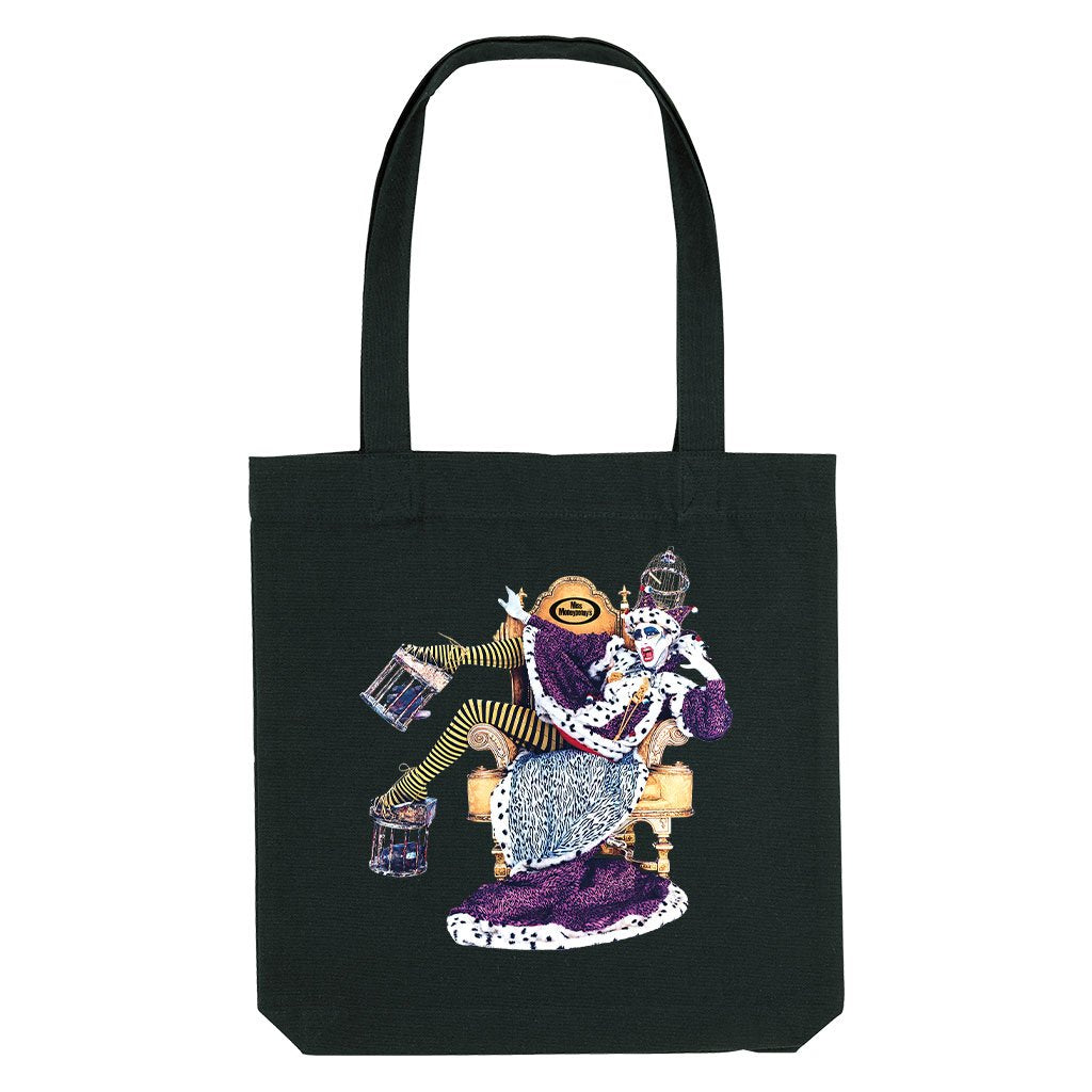 Miss Moneypenny's Clown Logo Woven Tote Bag-Miss Moneypenny's-Essential Republik