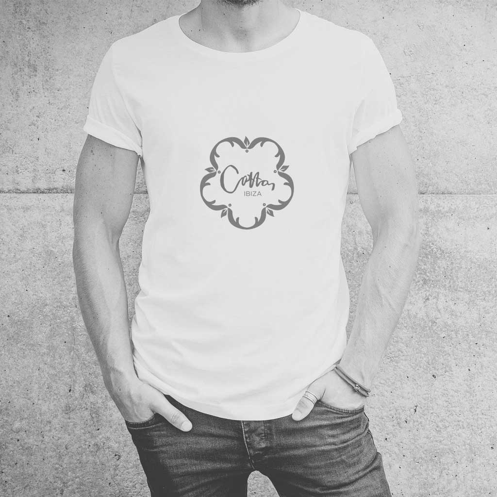 Cotton Ibiza Logo Men's Modal T-Shirt-Cotton Lifestyle-Essential Republik