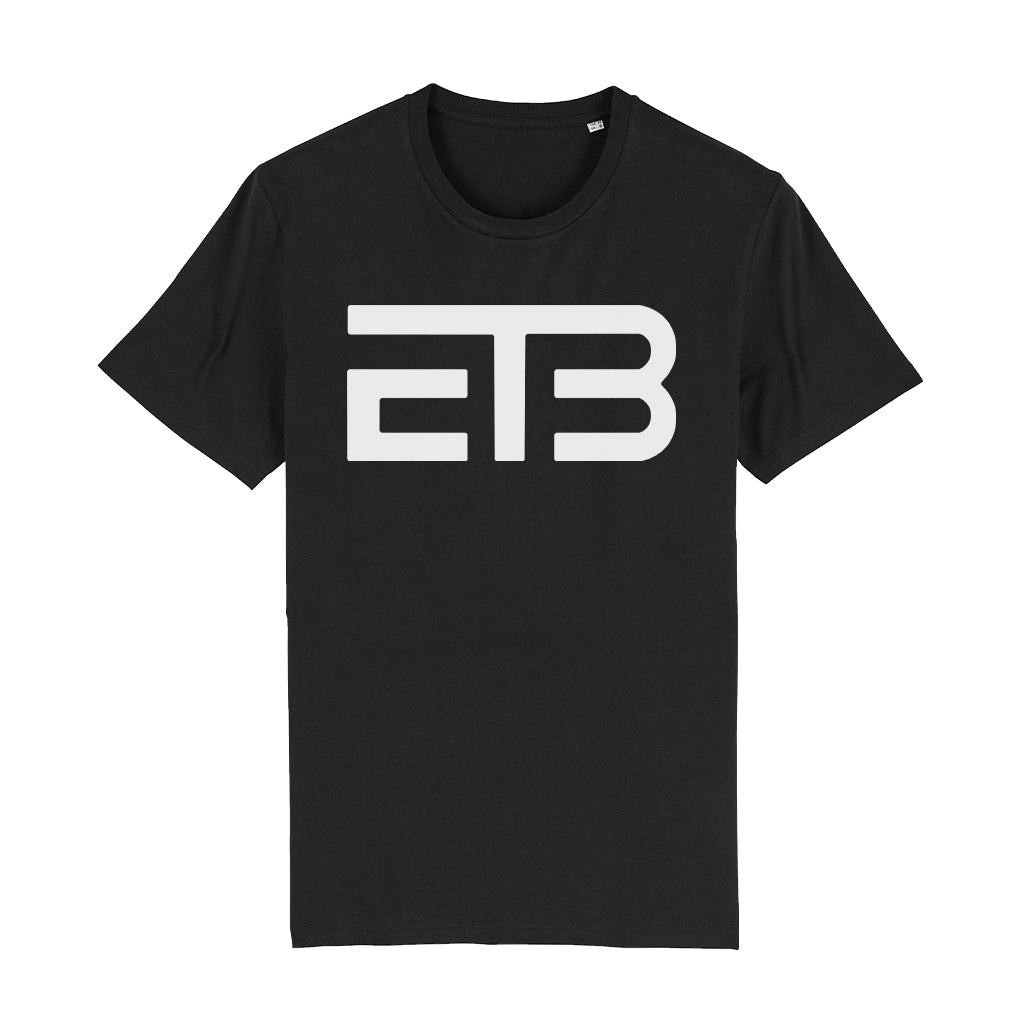 ETB White Logo Unisex Organic T-Shirt-Eat The Beat-Essential Republik