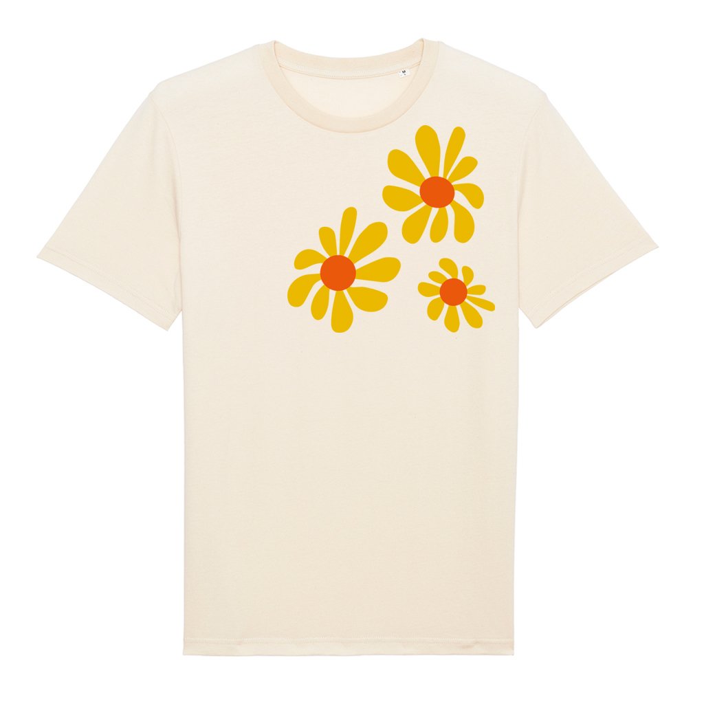 The Garden Lounge Flowers Unisex Organic T-Shirt-The Garden Croatia-Essential Republik