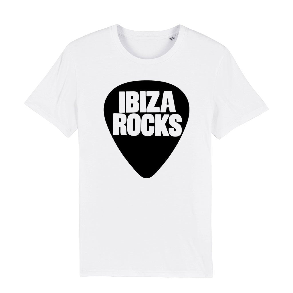 Ibiza Rocks Black Logo Men's Organic T-Shirt-Ibiza Rocks-Essential Republik