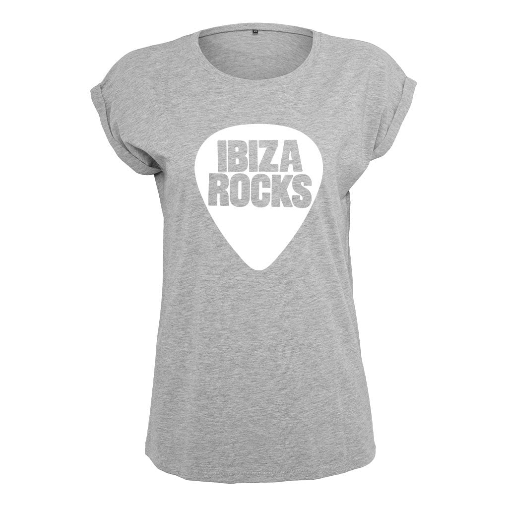 Ibiza Rocks White Logo Women's Casual T-Shirt-Ibiza Rocks-Essential Republik