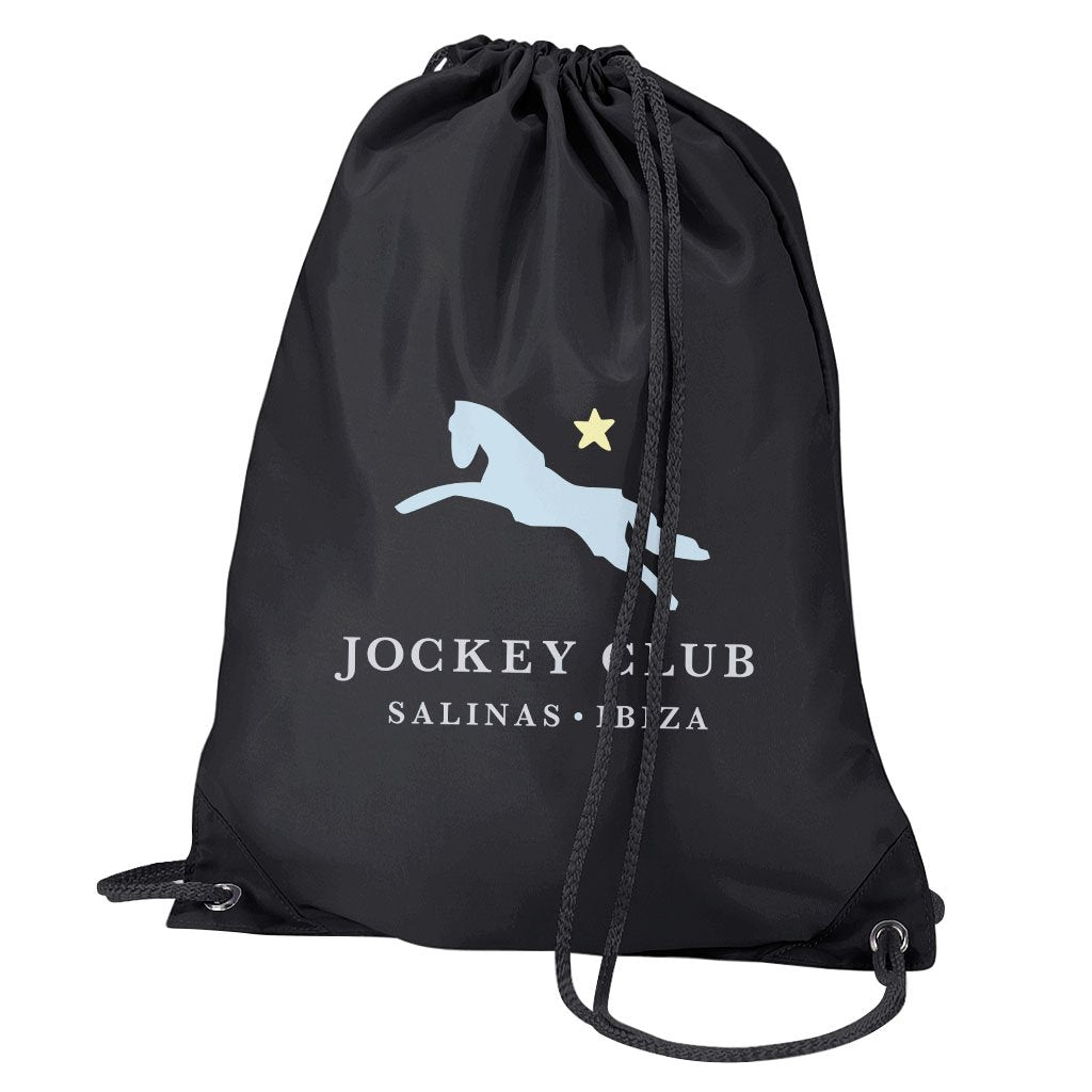 Jockey Club Salinas Ibiza Light Blue And Yellow Logo Water Resistant Sports Gymsac Drawstring Day Bag-Jockey Club-Essential Republik