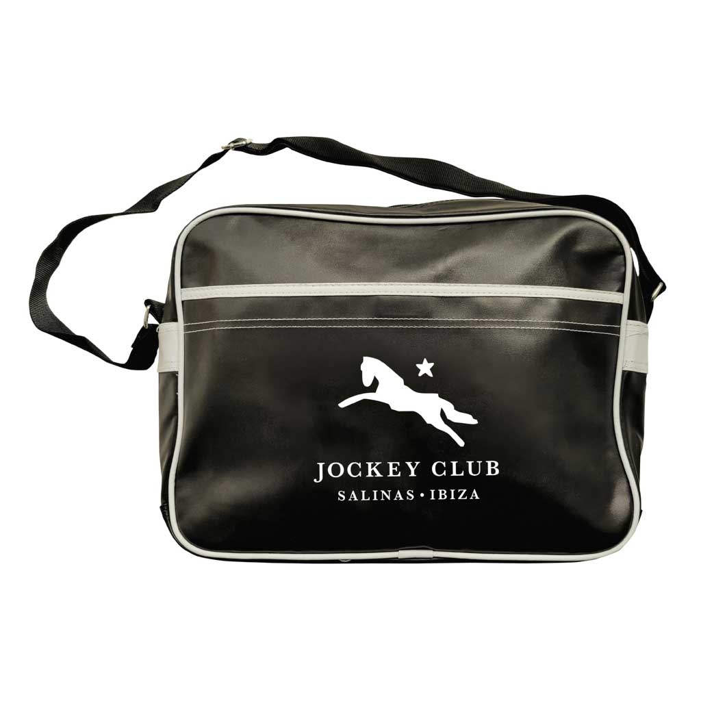 Jockey Club Salinas Ibiza White Logo Retro Messenger Bag-Jockey Club-Essential Republik