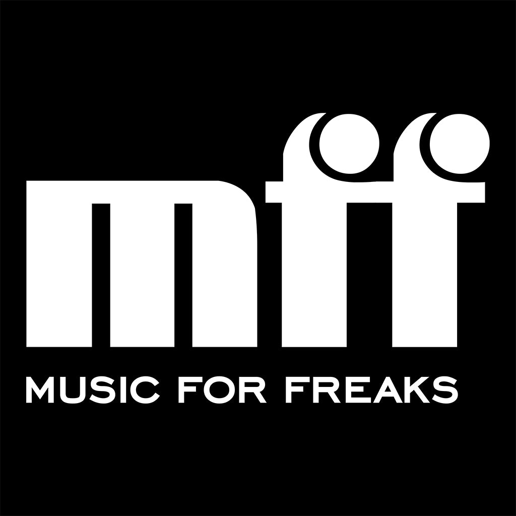Music For Freaks White Logo Flat Peak Snapback Cap-Music For Freaks-Essential Republik
