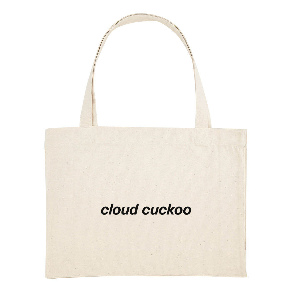 Cloud Cuckoo Natural Woven Shopping Bag-LNOE-Essential Republik