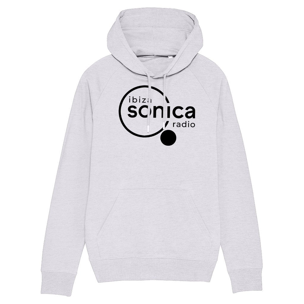 Sonica Black Logo Men's Hooded Sweatshirt-Sonica-Essential Republik