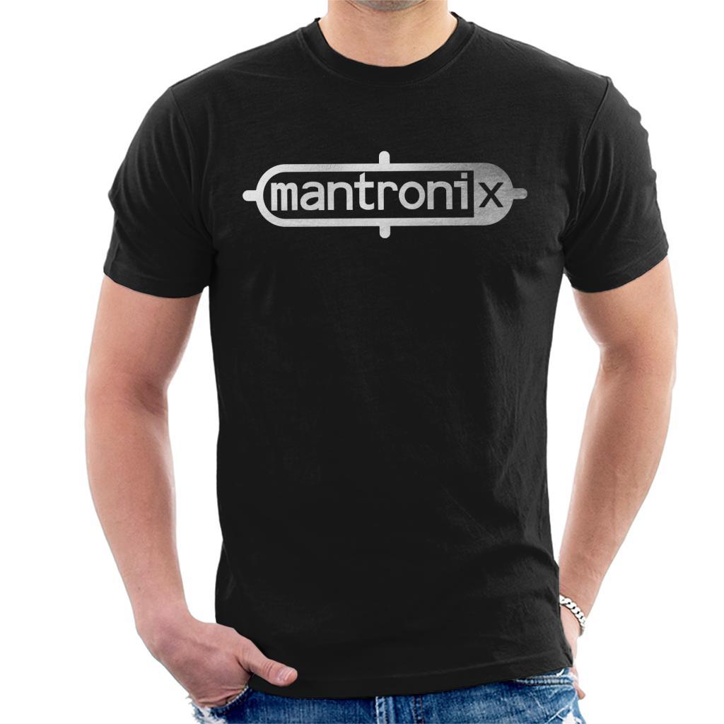 Mantronix Classic Silver Foil Logo Men's T-Shirt-Mantronix-Essential Republik