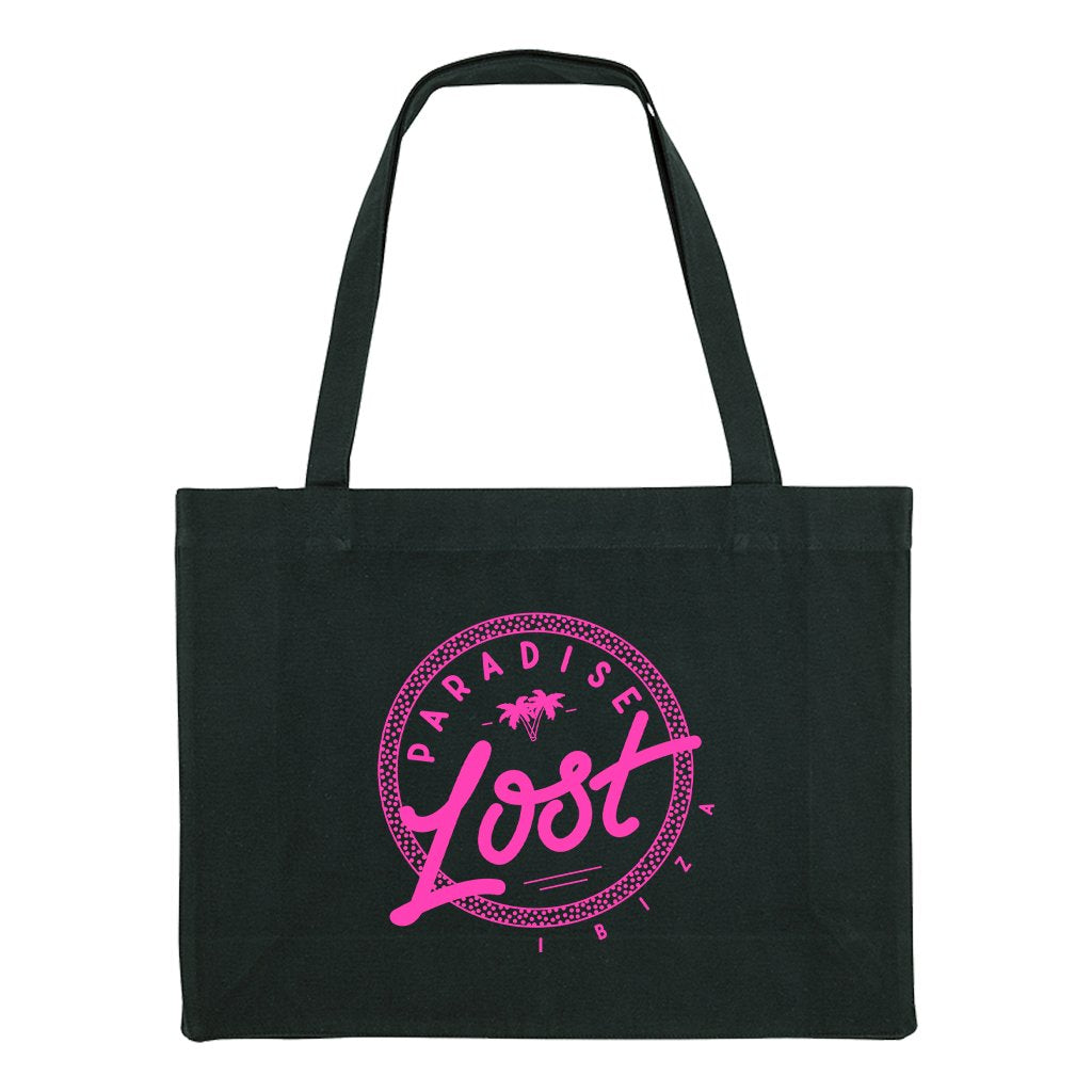 Paradise Lost Neon Pink Logo Woven Shopping Bag-Paradise Lost-Essential Republik
