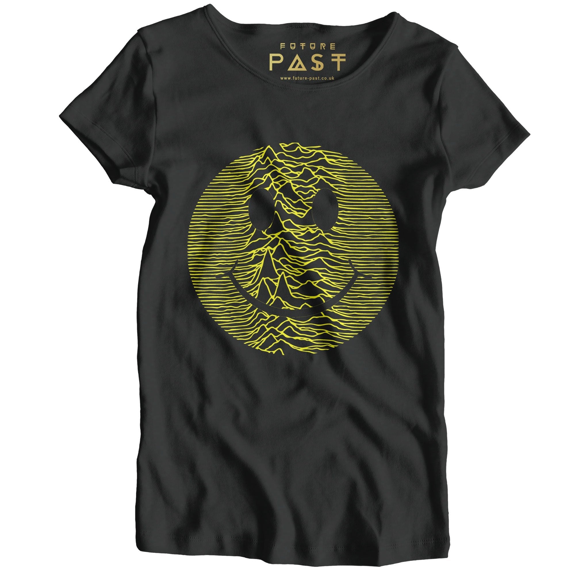 Acid Pulsar Smiler Women's T-Shirt / Black-Future Past-Essential Republik