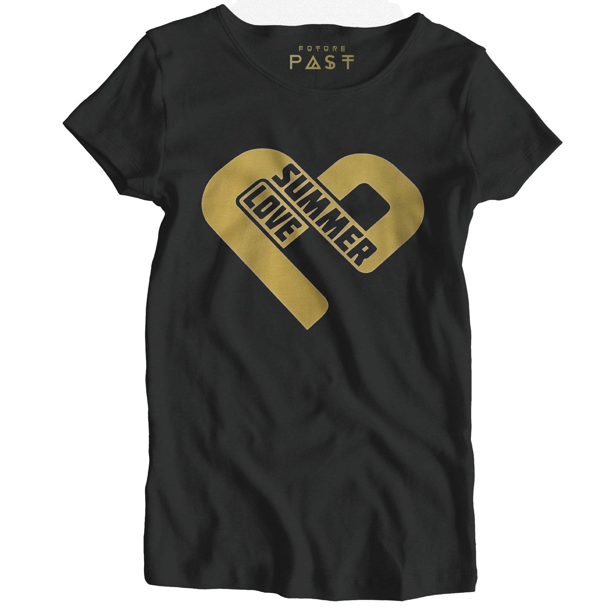 Summer Love Festival Official Women's T-Shirt / Black-Future Past-Essential Republik