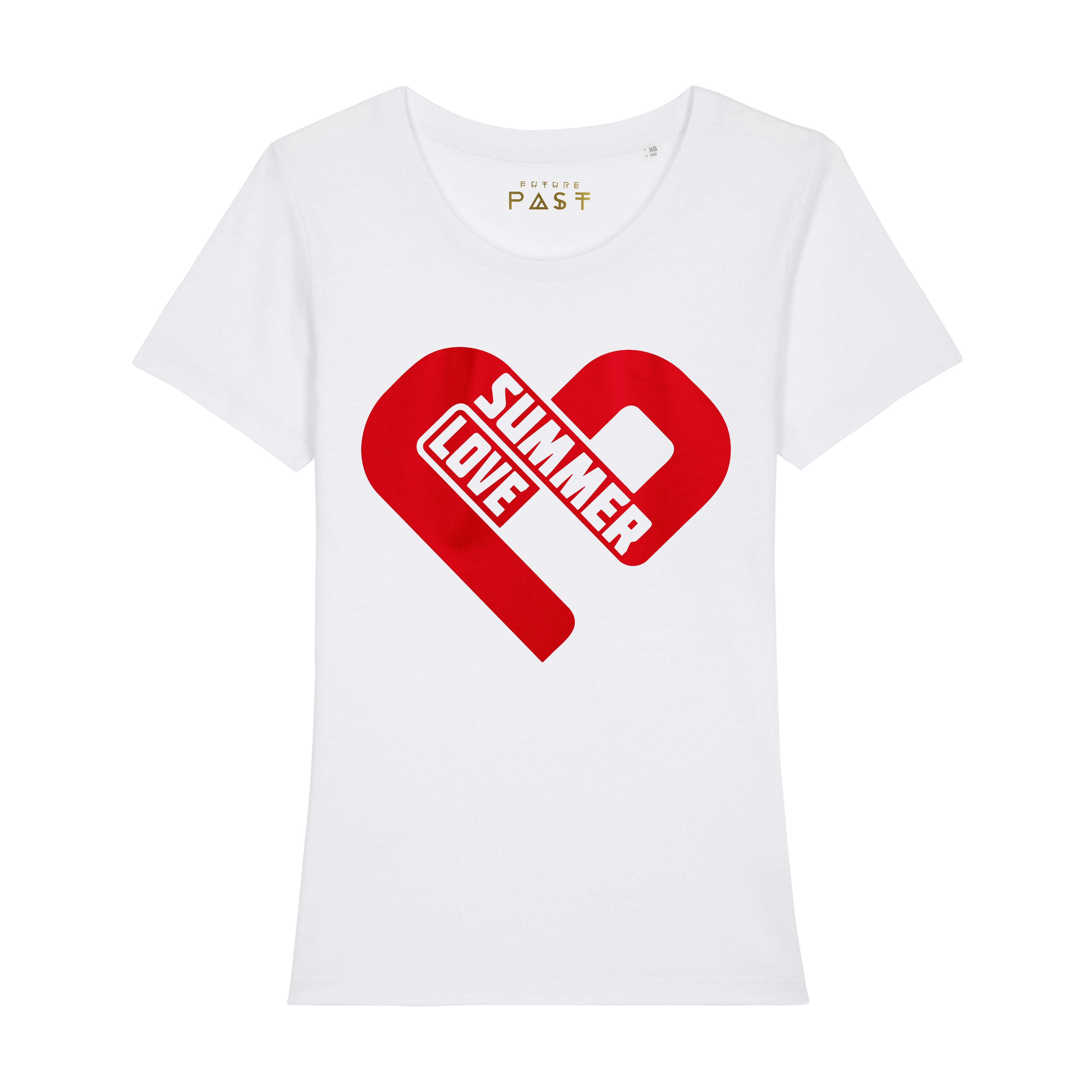 Summer Love Festival Official Women's T-Shirt / White-Future Past-Essential Republik