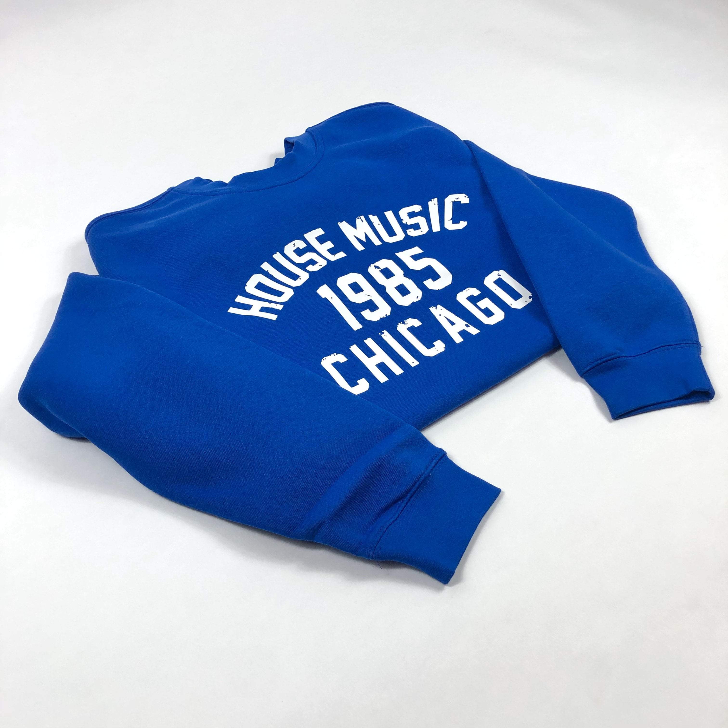 Chicago House Music 1985 Premium Sweatshirt / Royal-Future Past-Essential Republik