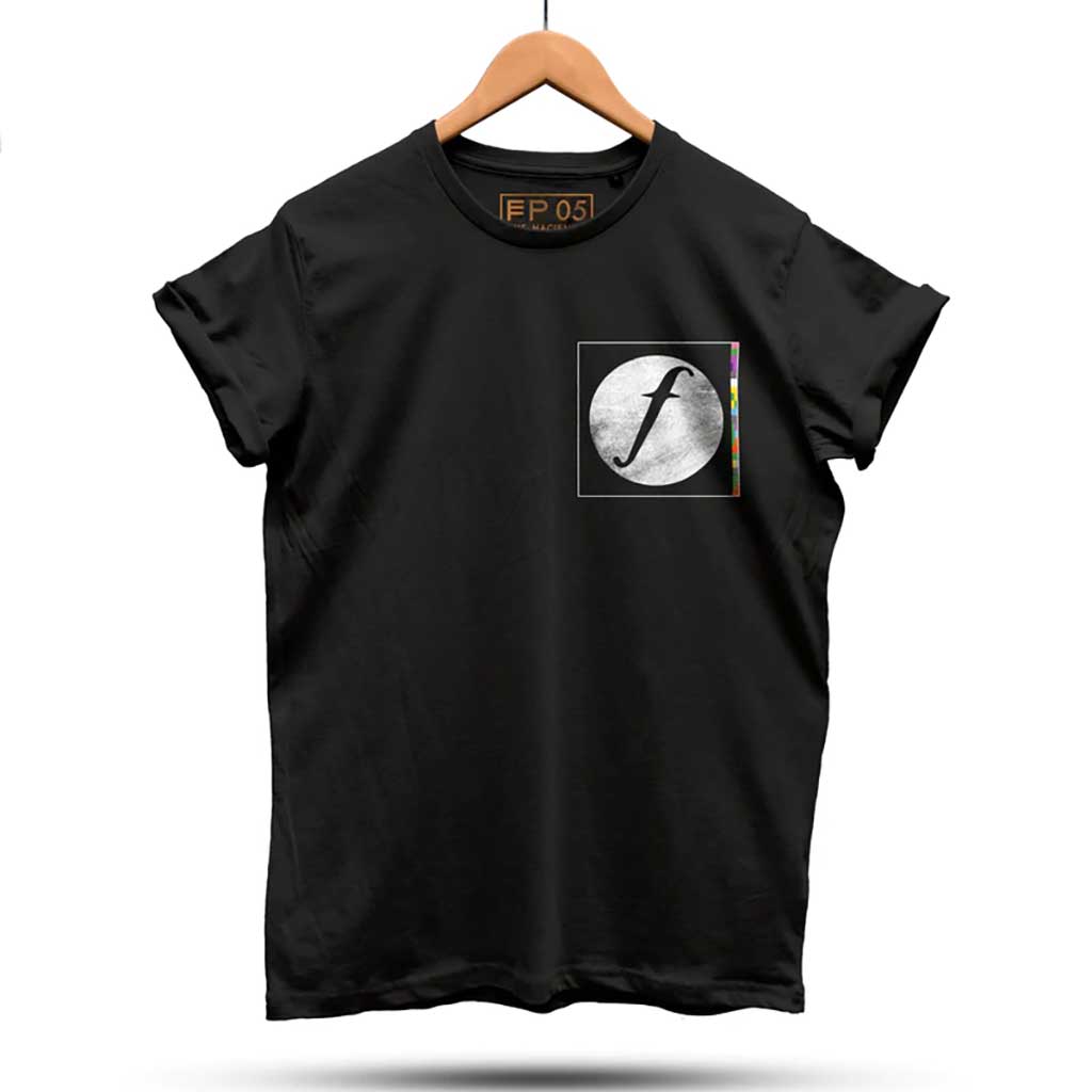 Official Hacienda FAC51 Fractured Collaboration T-Shirt / Black-Future Past-Essential Republik