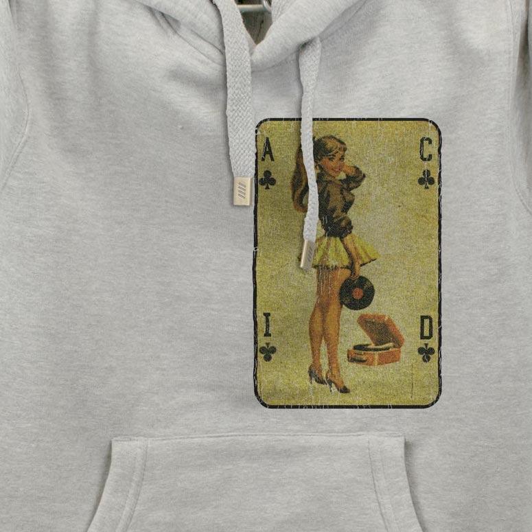 Acid House Pinup Girl Premium Hoodie-Future Past-Essential Republik