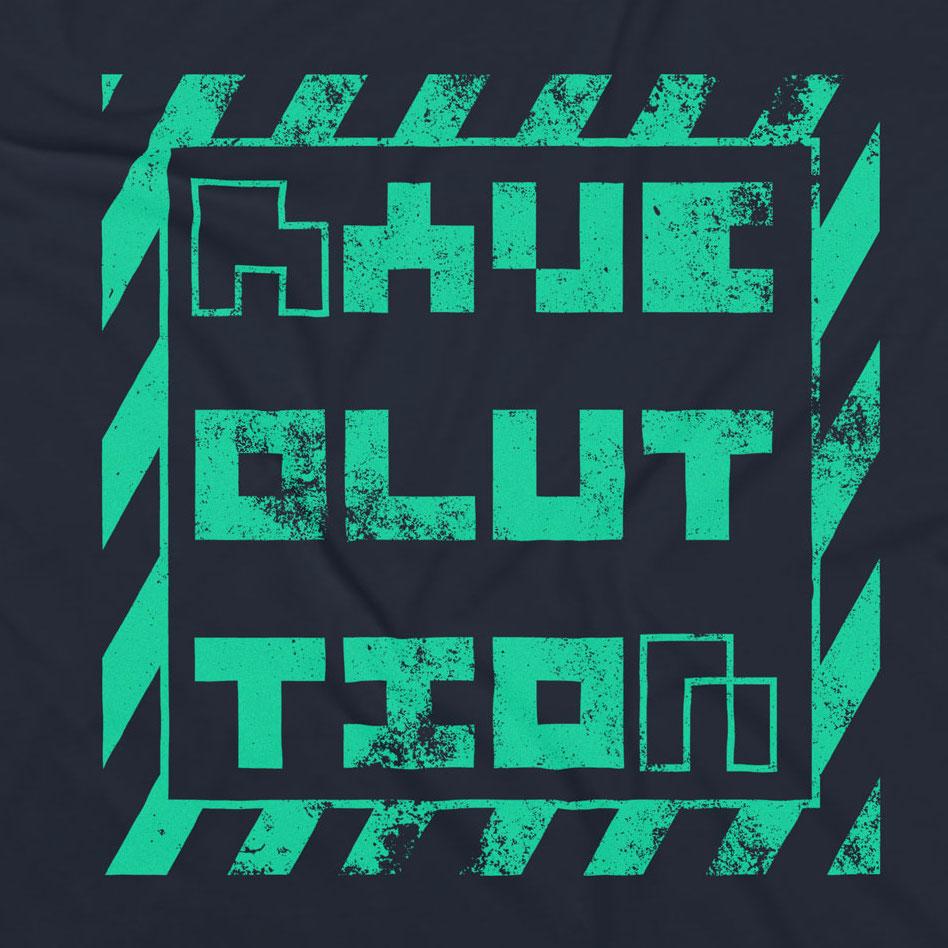 Raveolution T-Shirt / Navy-Future Past-Essential Republik