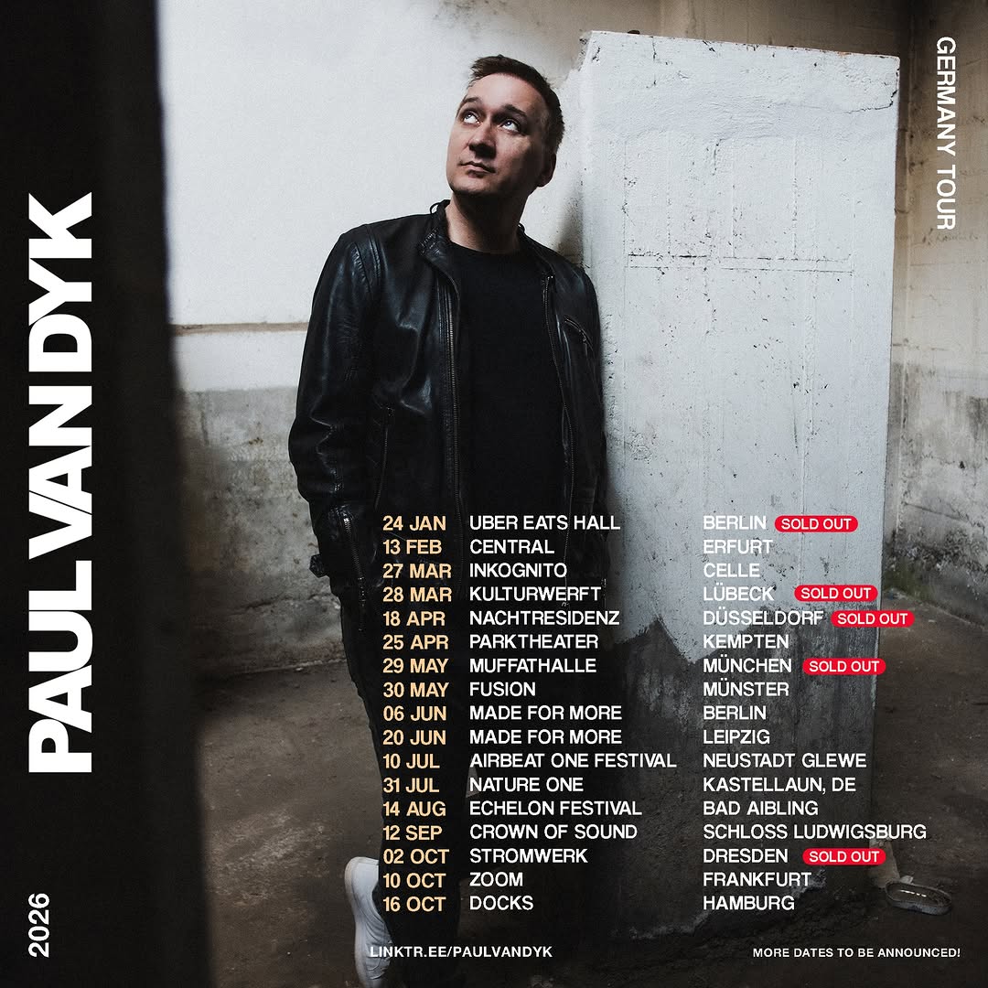 Paul van Dyk 2026 Tour