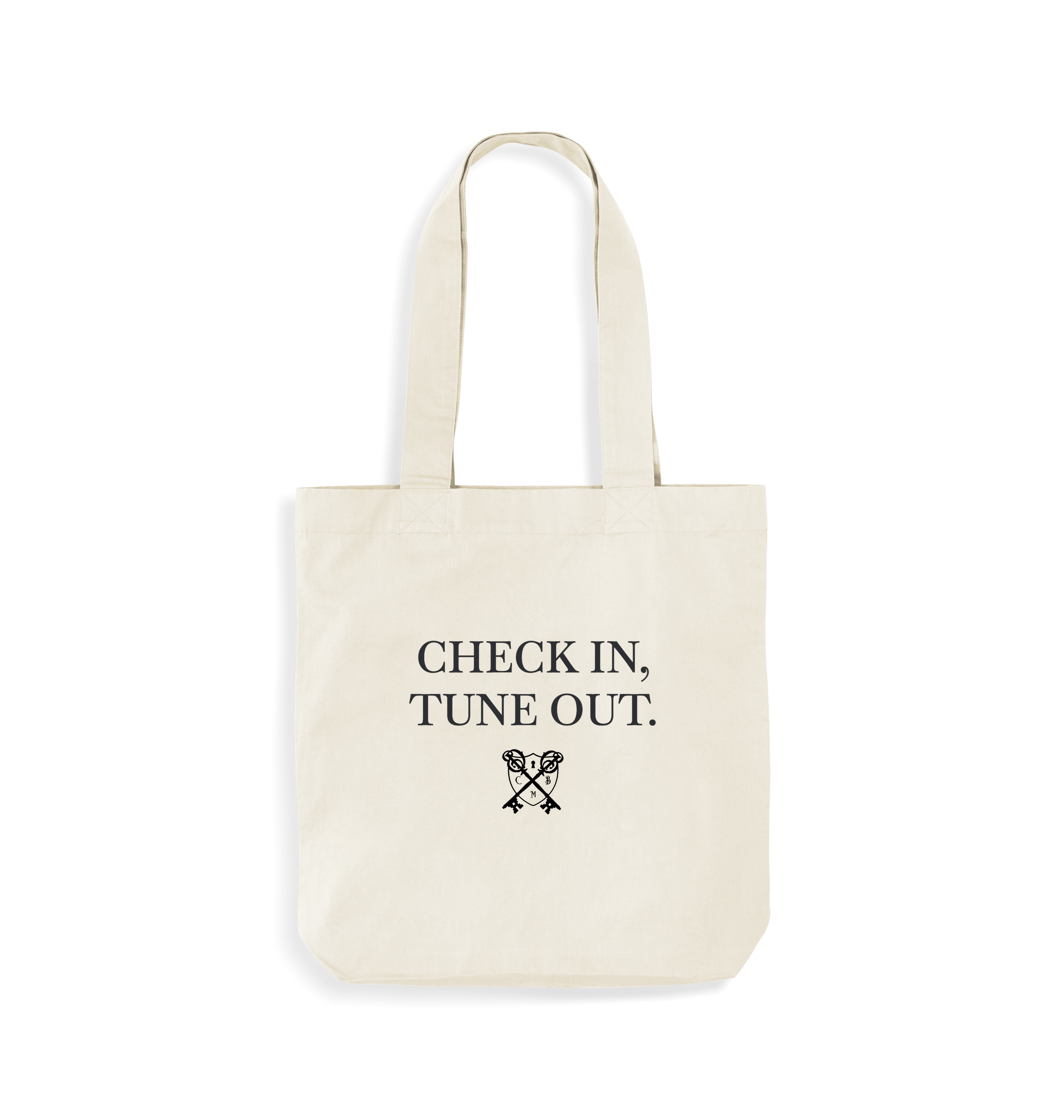 Paul Van Dyk Check In natural tote bag-Paul Van Dyk-Essential Republik