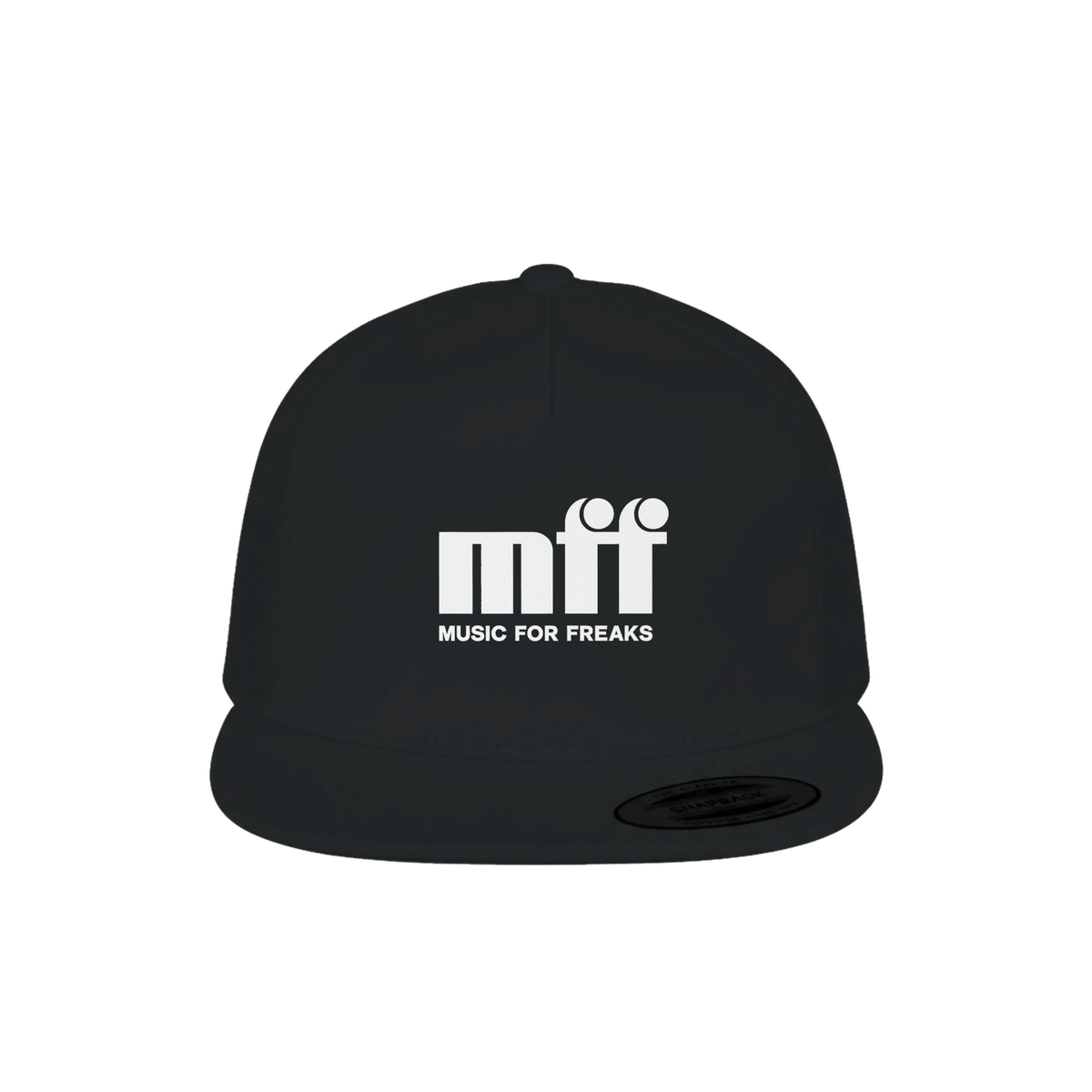 MUSIC FOR FREAKS LOGO FLAT PEAK CLASSIC TRUCKER CAP-Music For Freaks-Essential Republik