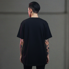 Drumcode fading print oversized unisex t shirt in black-Drumcode-Essential Republik