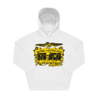 White Printed Hoody Front