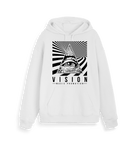 Blood & Sweat Official Vision Collaboration Unisex White Hoodie-Essential Republik-Essential Republik