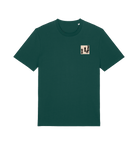 Glazed Green Printed T-shirt Front