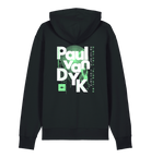 Paul Van Dyk mixed text unisex hoodie in black-Essential Republik-Essential Republik
