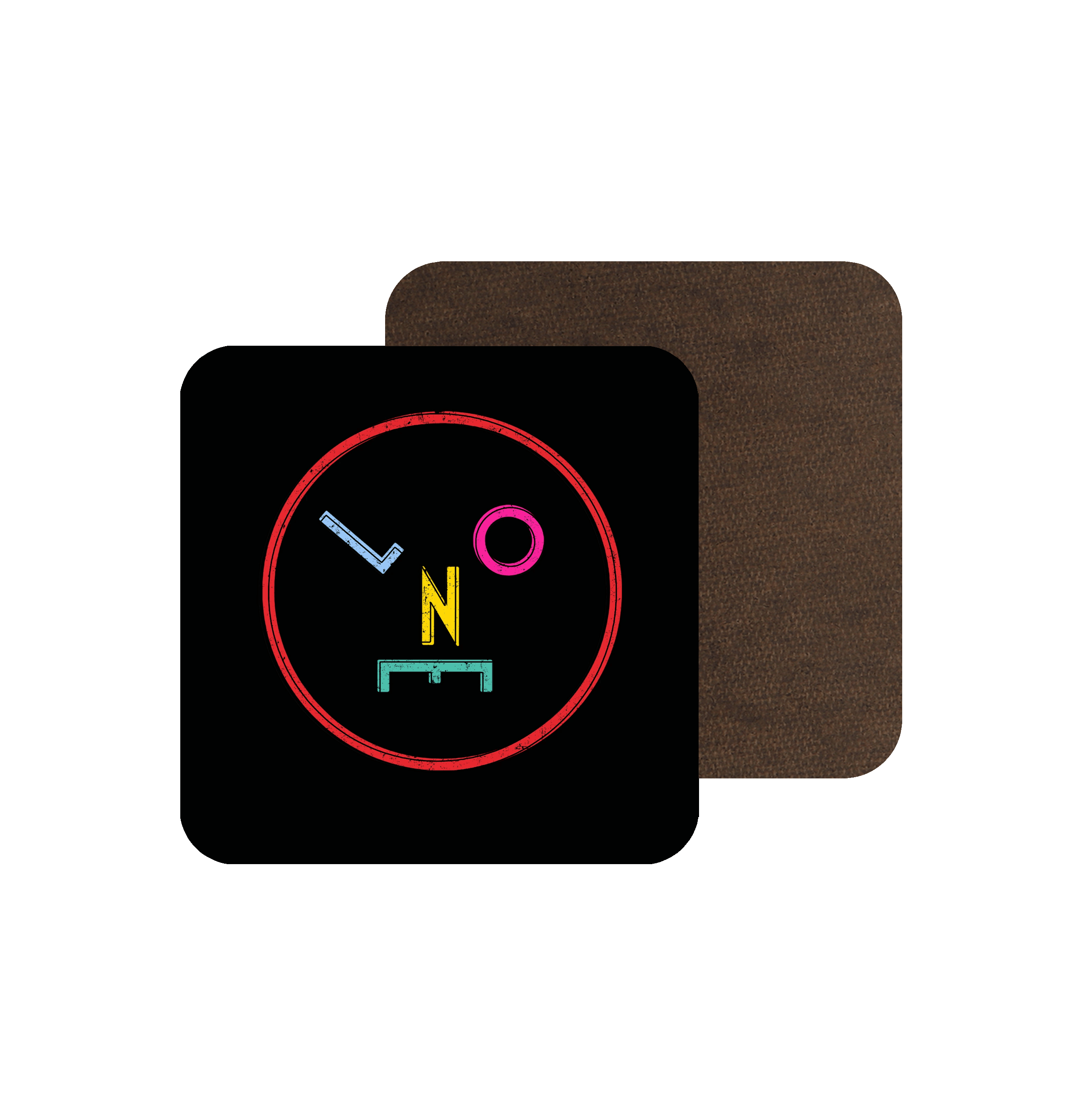 LNOE Colours coaster in red-LNOE-Essential Republik