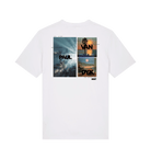 White Printed T-shirt Back