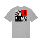 Heather Grey Printed T-shirt Back