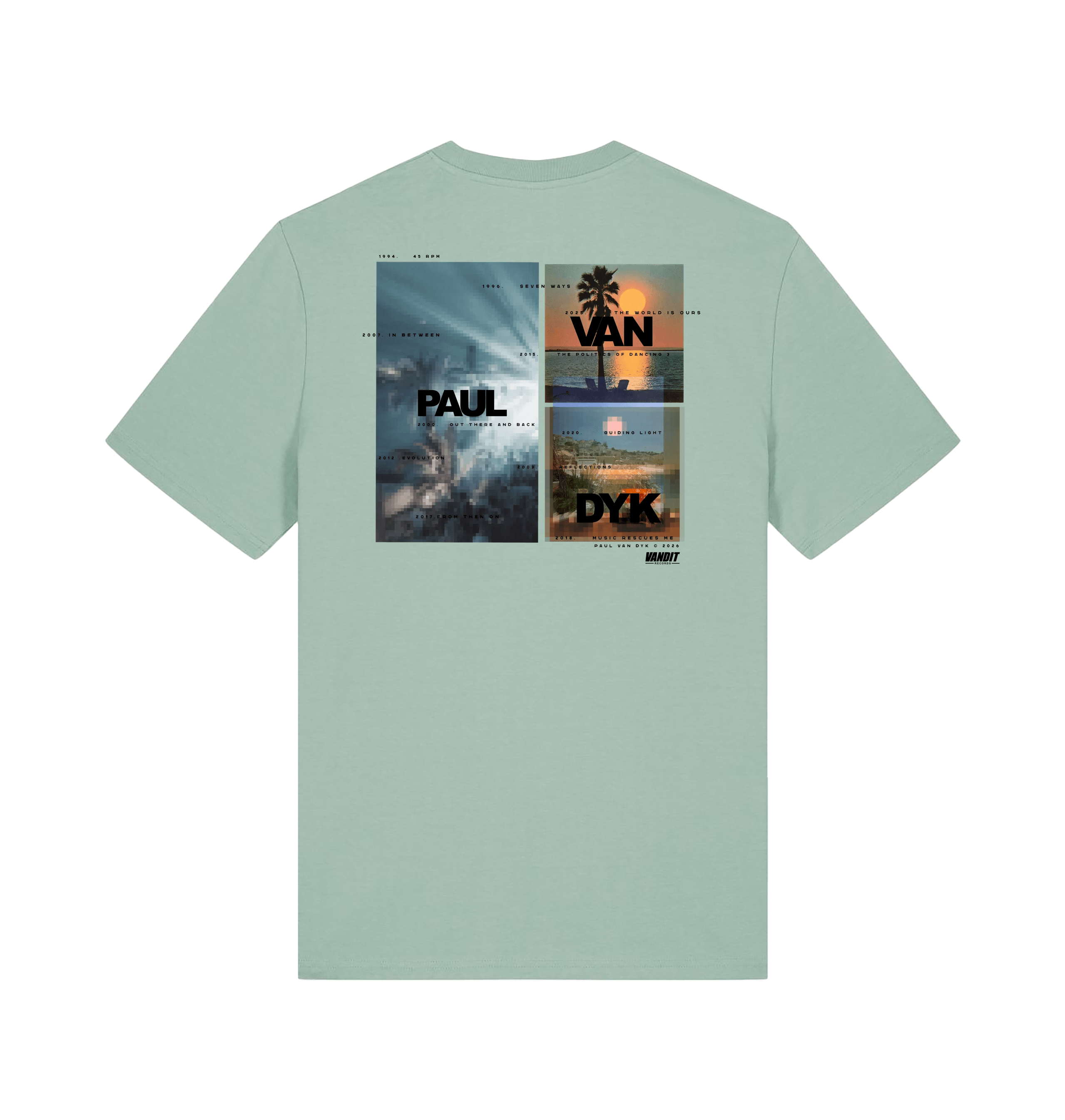 Aloe Printed T-shirt Back