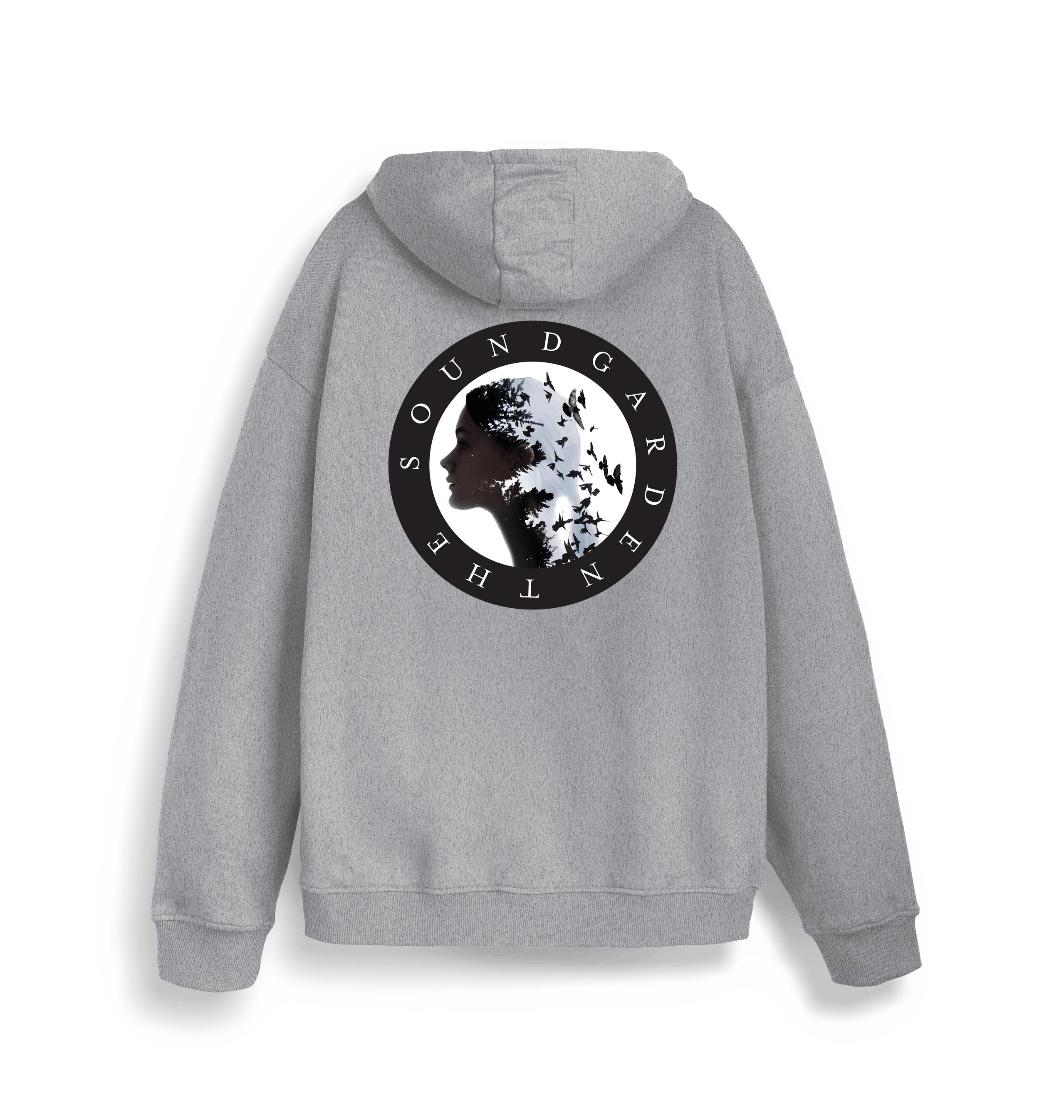 The Soundgarden Girl And Birds Front And Back Print Unisex Hoodie-The Soundgarden-Essential Republik