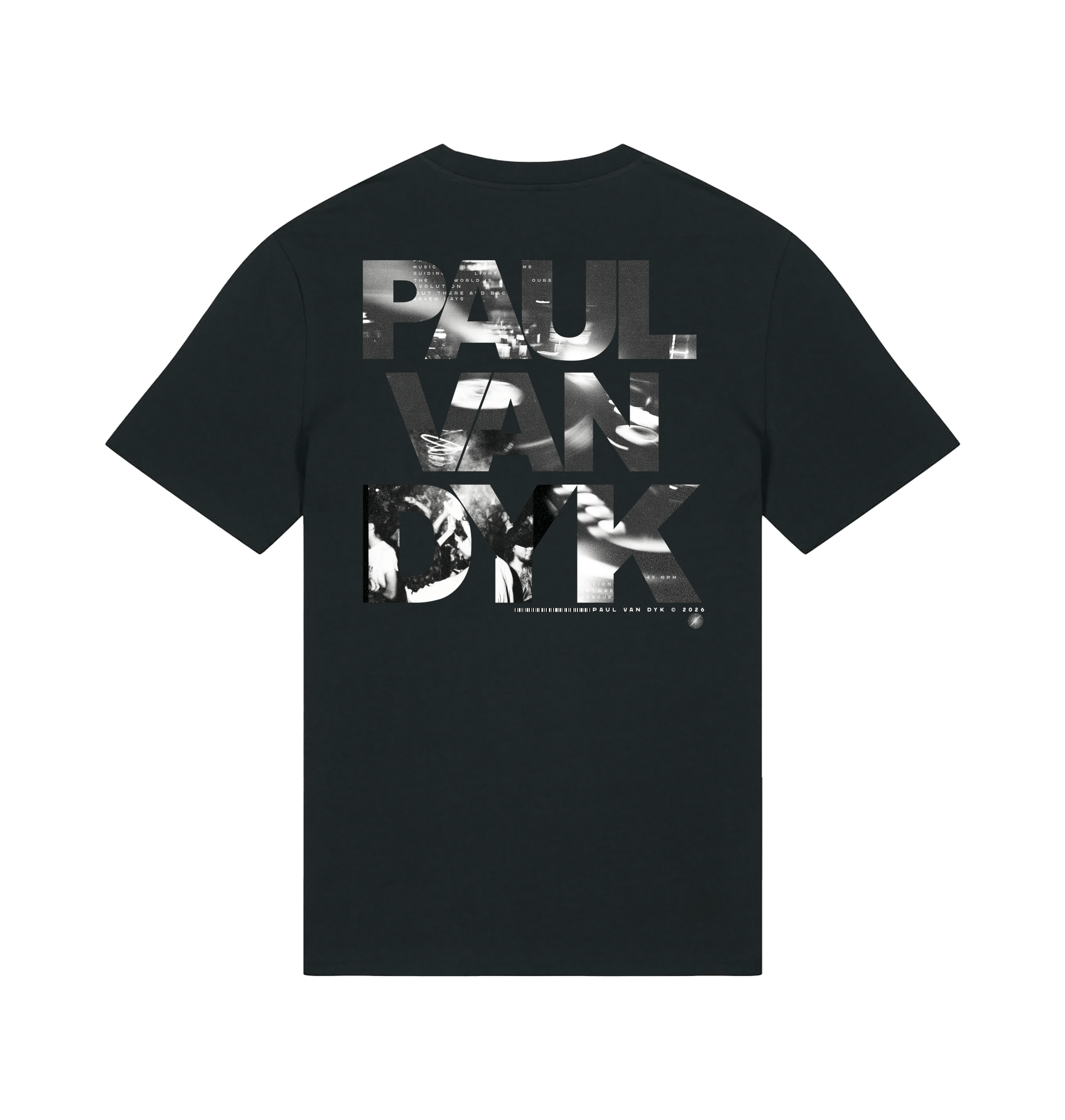 Paul Van Dyk logo unisex dark t shirt-Essential Republik-Essential Republik