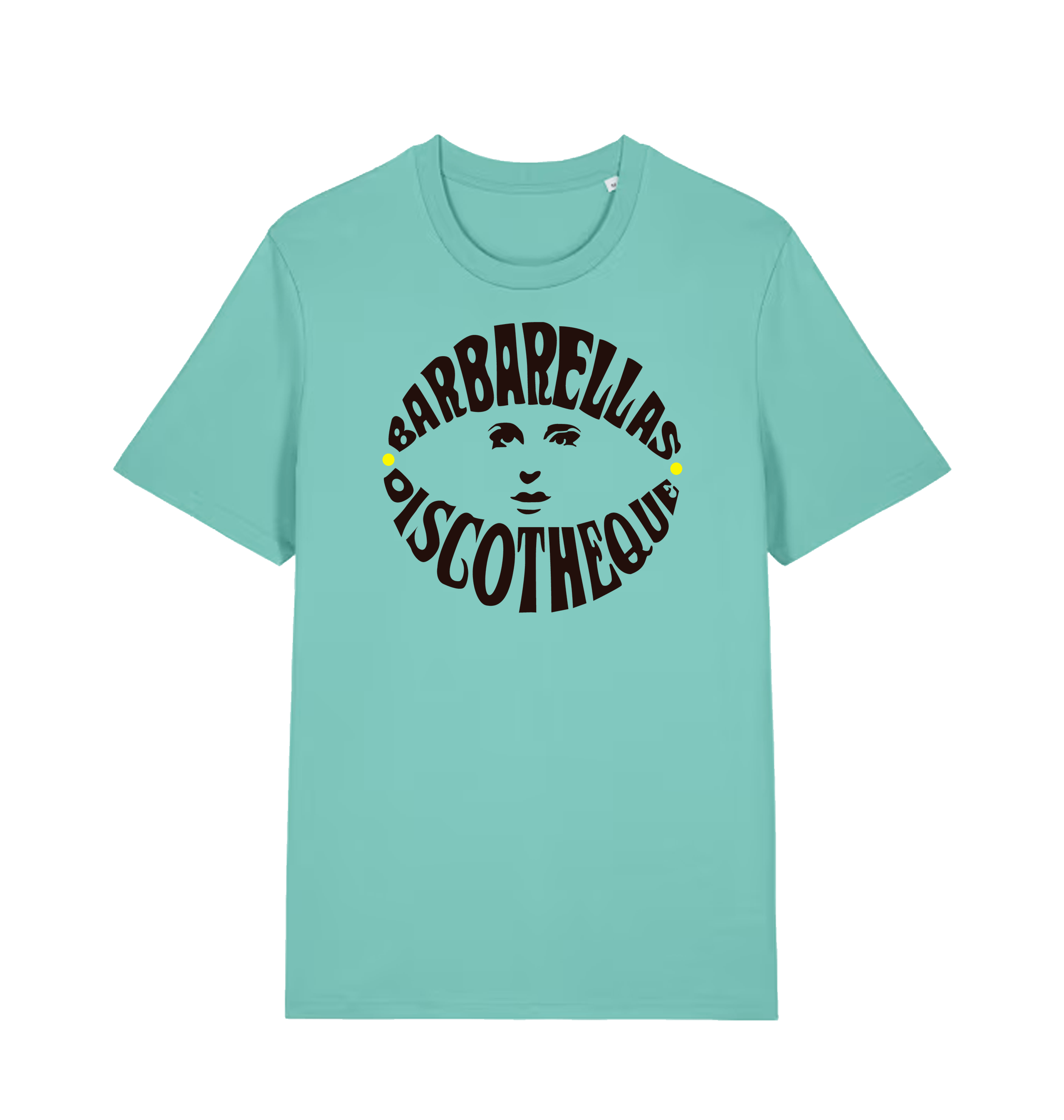 Pool Blue Printed T-shirt Front