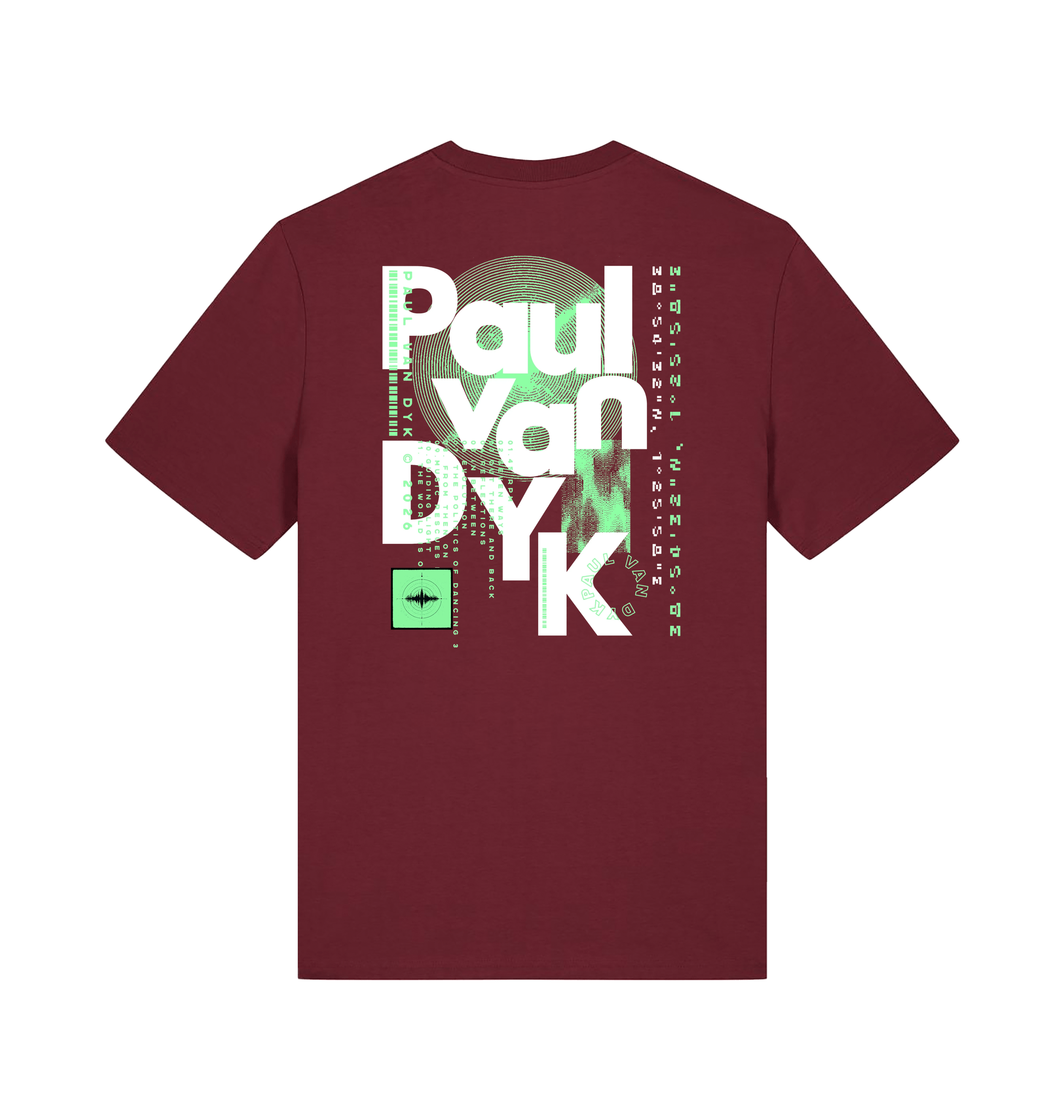 Paul Van Dyk mixed text unisex dark t shirt-Essential Republik-Essential Republik