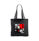 Paul Van Dyk photo red block tote bag in black-Paul Van Dyk-Essential Republik
