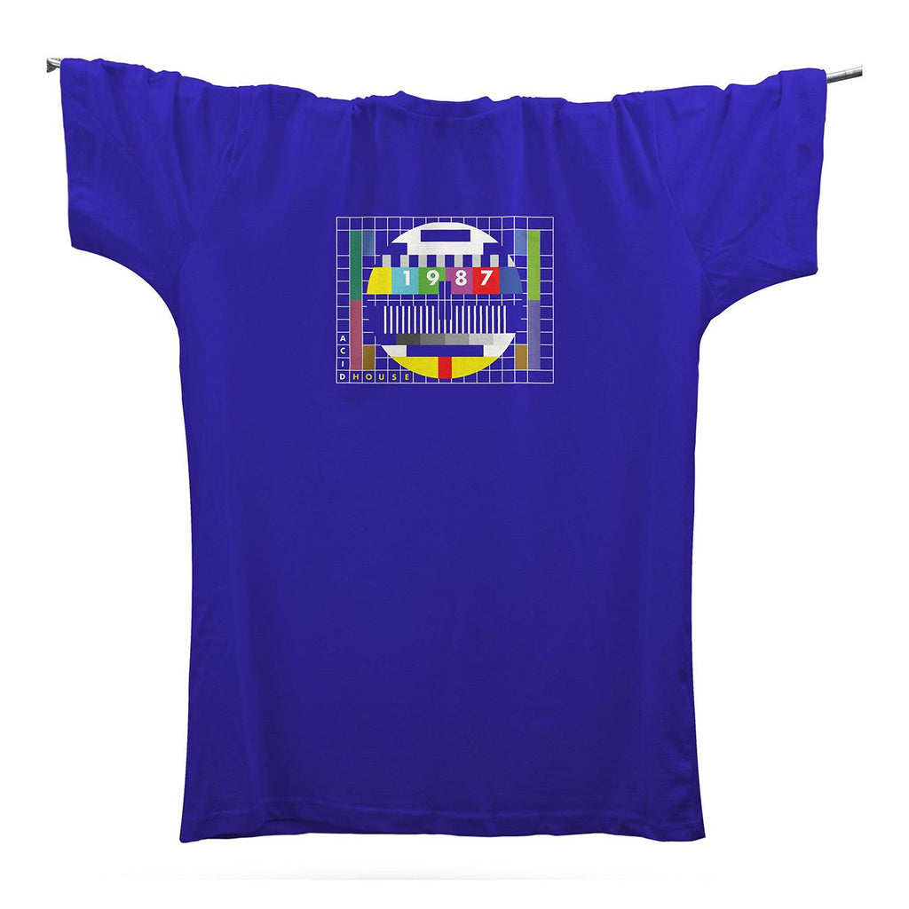 Acid House 1987 Test Card T-Shirt / Royal-Future Past-Essential Republik