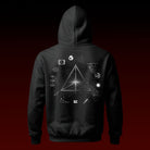 Adam Beyer Explorer print pull over hoodie in black Bundle Item-Pre Sale-Essential Republik