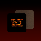 Drumcode flames logo coaster-Drumcode-Essential Republik