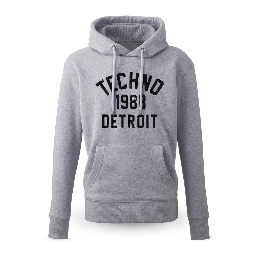 Detroit Techno 1988 Premium Hoodie-Future Past-Essential Republik